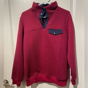 Men’s quilted sweatshirt with pocket
